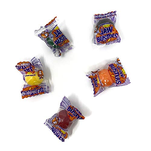 Jawbreakers Candy Jaw Busters Individually Wrapped, Bulk Gift Bag