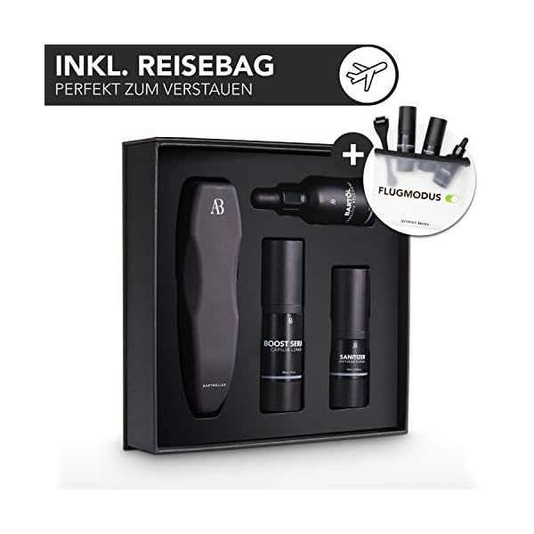 Anthony Brown Beard Growth Kit auf reise