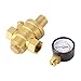 XCSOURCE Water Pressure Regulator Brass Lead-free Adjustable 1/2