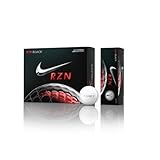 Nike Golf RZN Black Golf Balls, White, 12 Count