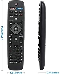 Philips NH500UP Smart TV Replaced Remote Control