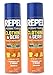 2 Pack Repel Permethrin Clothing & Gear Insect Repellent Aerosol Spray, 6.5-Ounce each bottle, Repels and Kills Ticks, Mosquitoes, Mites