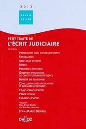 Petit traité de l'écrit judiciaire