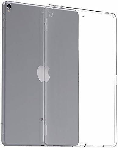 Apple New iPad Pro 12.9 Case, YSMILE Ultra Thin Shockproof Soft Flexible Transparent TPU Back Silicone Case Cover for Apple New iPad Pro 12.9 inch 2017 Tablet (Transparent)