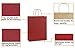 BagDream Gift Bags 10x5x13 Inches 25Pcs Red Stripes Kraft Paper Bags, Shopping Bags, Mechandise Bags, Retail Bags, Party Bags, Paper Gift Bags with Handles, 100% Recycled Paper Bags FSC Compliant