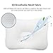 Baby Pillow, MALOMME Infant Pillow Soft Baby Head Shaping Pillow for Sleeping Organic Cotton Washable 3D Breathable Air Mesh Protection for Flat Head Syndrome