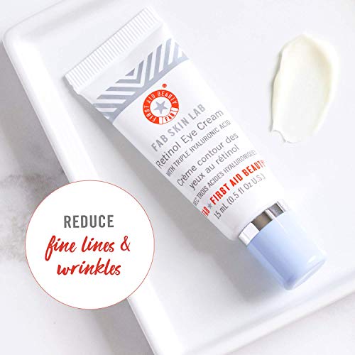 First Aid Beauty FAB Skin Lab Retinol Eye Cream with Triple Hyaluronic