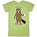 Animal World - Dam Tired Women's Sleepshirt Green