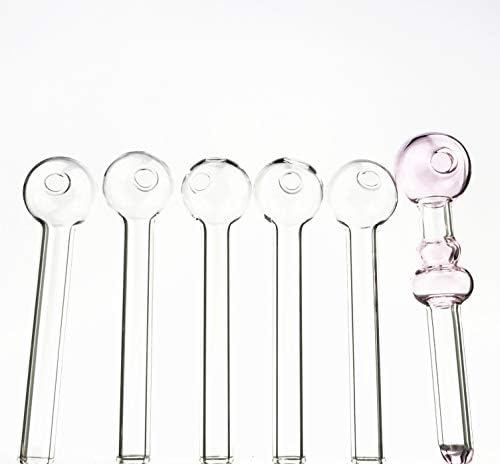 Youxia 10Pcs Thick Glass Items Oil Tubes