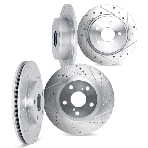 DFC Front and Rear Brake Rotors Fits 2017-2022 Kia Sportage