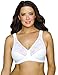 Exquisite Form Fully Womens Front Close Posture Bra #5100565,White,42B