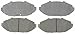 ACDelco Silver 14D748MX Semi-Metallic Front Disc Brake Pad Set