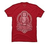 Gautama Buddha Halftone Men's Graphic T Shirt - Design By Humans