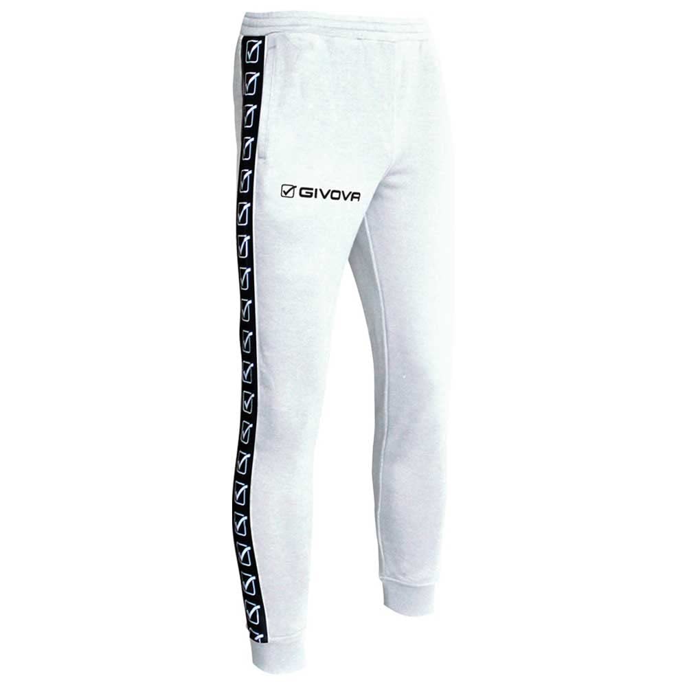 Givova Pantalone Tricot Band Trousers - 0003, M Off-White