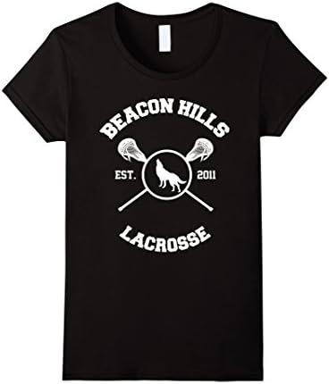 Women's Beacon hills lacrosse shirt- Dunbar 9 hoodie- teen wolf dunb Small Black