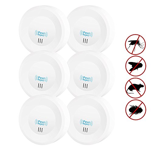 Boofab Mosquito Killer 6 PC Ultrasonic Pest Reject Electronic Magnetic Repeller Anti Mosquito Insect Killer