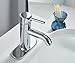 Greenspring Chrome Bathroom Faucet Sink Single Handle Lavatory Vanity Basin Mixer Tap One Hole Supply Line Long Spout Lead-Free