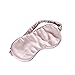 YUNS Advanced Silk Sleep Mask, Eye Mask for Sleeping, 19 Momme Mulberry Silk, Big Size 22X10cm, 1pc.(Lotus Pink)