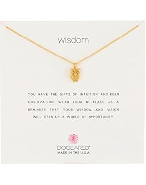 Reminder Wisdom Wise Owl Pendant Necklace, 16