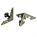 Housweety 50PCs Table/Box Corner Protectors Bronze Tone 29mm x29mm