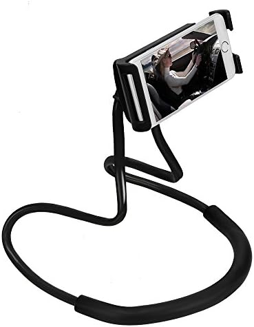Qualtos Flexible Mobile Phone Holder Necklace Long Arm Lazy Holder Stand Compatible for Mi Redmi Note 5 Pro & One Plus 5T Mobile