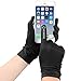 HiCool Winter Gloves, Touch Screen Gloves Thermal Cycling Gloves Driving Gloves for Men and Women (Black02, Medium)