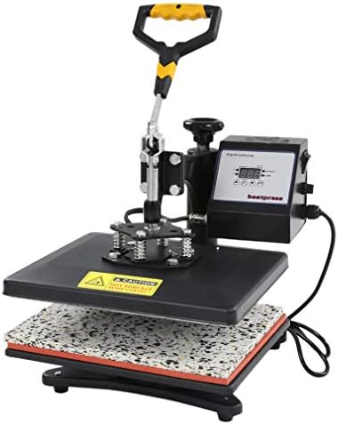 Heat Press Machine Multifunctional Printer Transfer Sublimation for T-Shirt/Mugs/Cup Hat/Cap … (23 * 30cm)