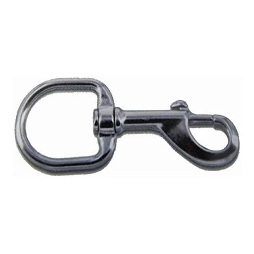 Best divers MOSCHETTONE Inox DIR 115mm Ring Ø 31.8mm, Unisex Adult, Grey,