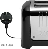 Dualit 2 Slice Lite Toaster Polished Black 36mm Slots Bagel Defrost view 2