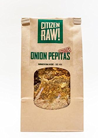 Citizen Raw - "ONION PEPITAS SMOKED PAPRIKA" Crispy Raw Dehydrated Flax Seed based Sprouted Crackers