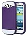 S3 Case,Galaxy S3 Case - ULAK Hybrid Dual Layer Rubber Bumper Skin Case for Galaxy S3 Shock-Absorption / Impact Resistant Slim 2in1 Protective Case Cover with Card Storage for Samsung Galaxy S3 SIII Ii9300 (Purple PC/Purple TPU)