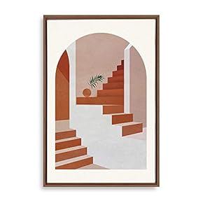 Framed Canvas Wall Art for Living Room, Bedroom Arch View Canvas Prints for Home Decoration Ready to Hanging - 16x24 inches