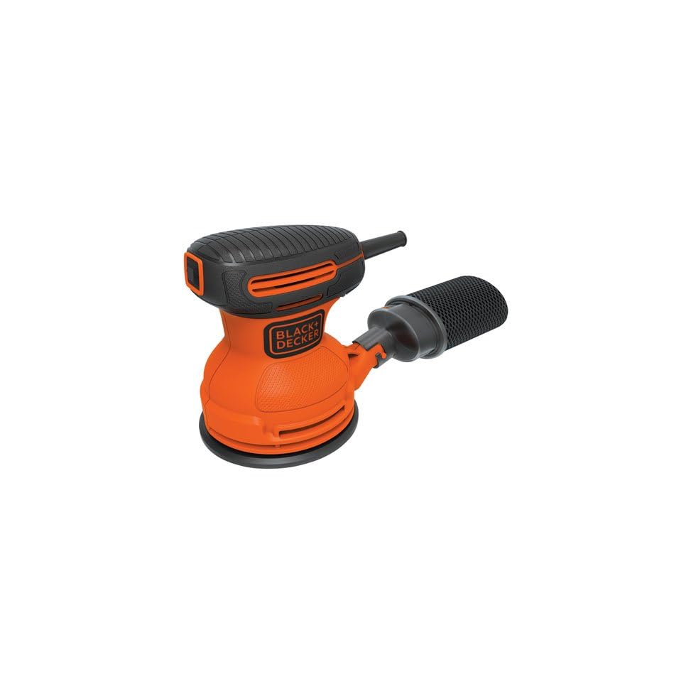 BLACK+DECKER Orbital Sander, 5 Inch, 2.0 Amp, 12000 OPM, Corded, 1