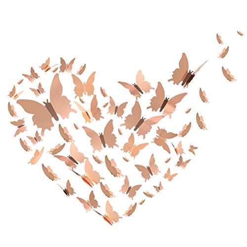 96pcs 3d Butterfly Wall Decals Sticker Wall Decor Butterflies Removable Mural Wall Stickers Decal Diy Flying Butterflies Stickers For Living Home Room Bedroom Decor Silver Pricepulse
