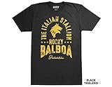 Ripple Junction Rocky The Italian Stallion Rocky Balboa Adult T-Shirt XL Heather Black