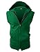 H2H Men's Pokemon Pikachu Hoodies Zip-up with Pocket GREEN Asia L (JPSK13_N25)