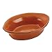 Rachael Ray Cucina Stoneware 12-Ounce Oval Au Gratin, Pumpkin Orange -