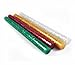 Crafters Square Mini Glue Sticks - Glitter - Red, Green, Gold, Silver - 15 sticks in package