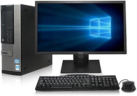 Dell Optiplex 990 SFF Desktop - Intel Core i5 3.1GHz, 16GB DDR3, New 1TB Hard Drive, Windows 10 Pro 64-Bit, WiFi, DVD-ROM + New Dell 19" LCD Monitor (Prepared by ReCircuit)