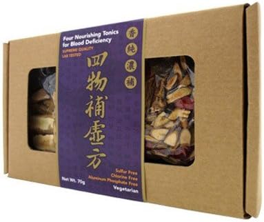 Si Wu for Deficiency &amp; Cold Extremity (2 bundle), Chinese Herb Tonic for relieving cold extremities, weakness and Qi blood deficiency.