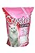 Pure & Simple Crystal Cat Litter 8 Pounds. A Portion of Proceeds Go to Breast Cancer Research. Great for Multiple Cats and Long Haired Cats. New Smaller Crystals