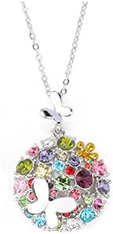GUGGE City of Flowers Full Diamond Round Pendant(C1)