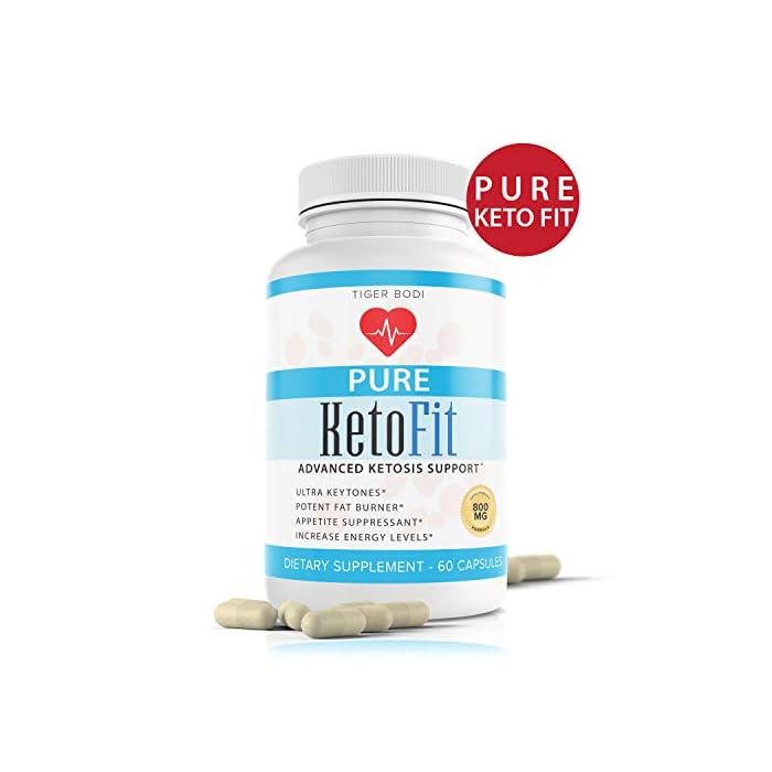 Keto Fit Pro Pills 800mg, Keto Fit Pro Diet Pills Capsules BHB Supplement, Complete Ketogenic Diet for Beginners, BHB…