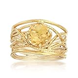 Ross-Simons 1.60 Carat Citrine Textured Openwork