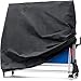 LYHNMW Table Tennis Cover Ping Pong Table Waterproof Cover Black 64.96×27.55×72.83in