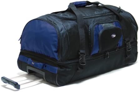 CalPak Temptation 36-inch Rolling Upright Duffel Bag, Navy Blue, One Size