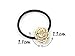cuhair Fashion 6pcs Women Girl Ponytail Holder Hair Tie Rope Rubber Accessories