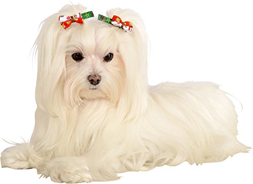 Rubies Costume Company Pet Christmas Festive Hair Bows