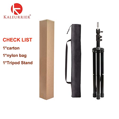 Kaleurrier Tripod Stand for Mannequin Head Height Adjustable Rotatable Cosmetology Hairdressing Training Head Stand Holder Wig head Canvas Block Head Doll Head Model with Carry Bag - Thumbnail 4