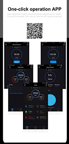 Fitness Activity Tracker for iPhone Xs Max,Miya Waterproof Heart Rate Monitor Watch Blood Pressure Color Screen Bluetooth Smart Wristwatch Step Counter Sport Bracelet Watch for Kid Men Women - Gray - Thumbnail 4